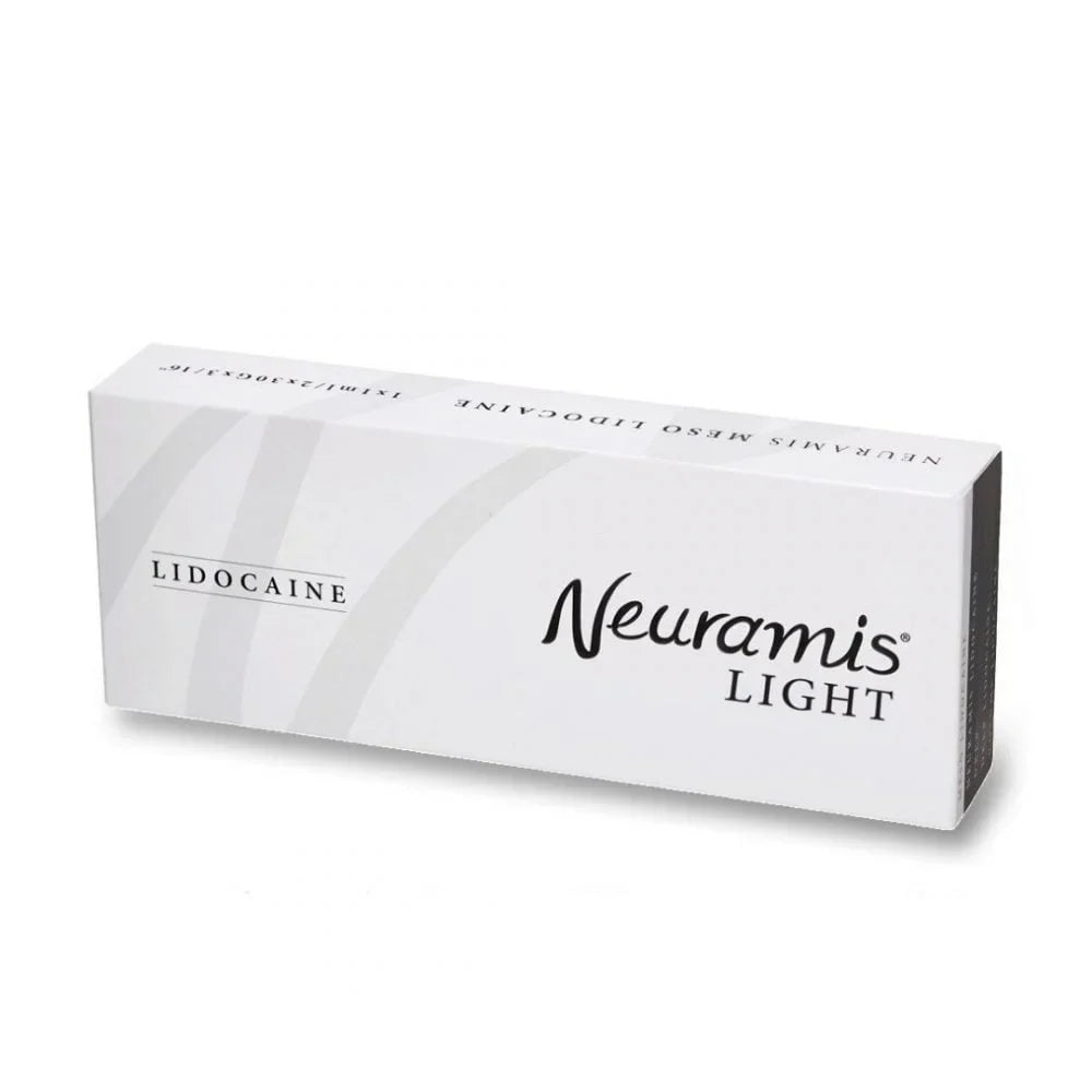 Neuramis Light Lidocaine packaging on a white background