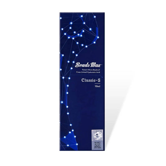 Beads Max Body Classic S packaging with blue design on a white background