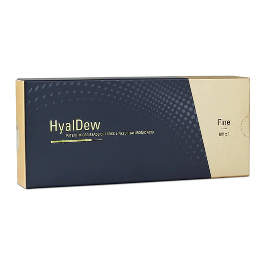 HyalDew Fine packaging box on a white background